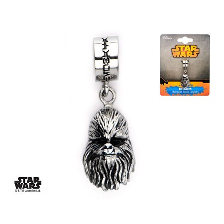 Star Wars Steel Pendant/Charm 3D 'Chewbacca' - Click Image to Close